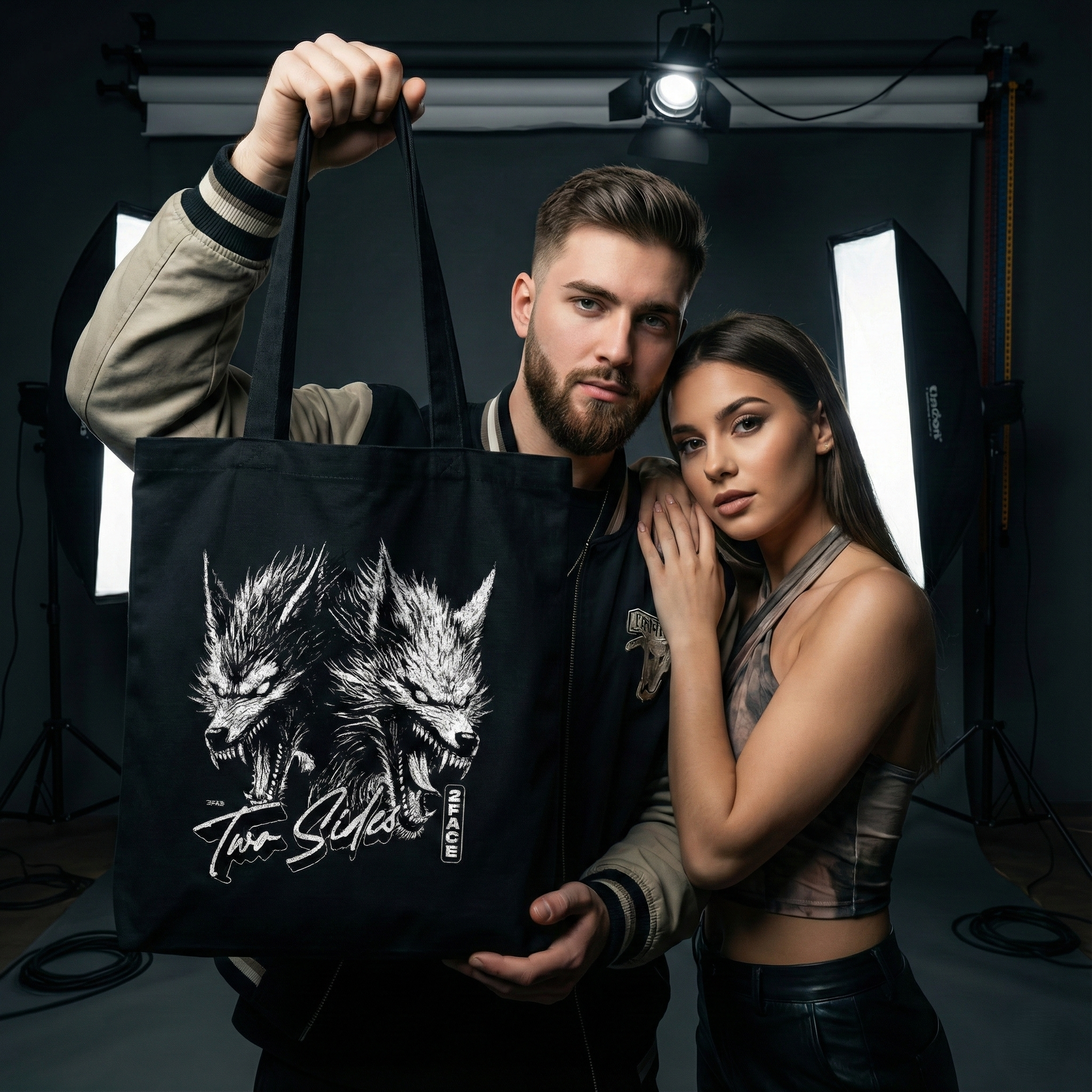 Böser Wolf Jutebeutel (Bio)