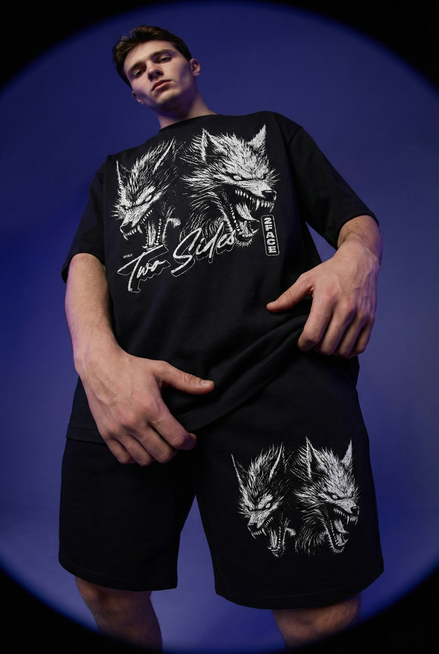 BÖSER WOLF BLACK SHORTS