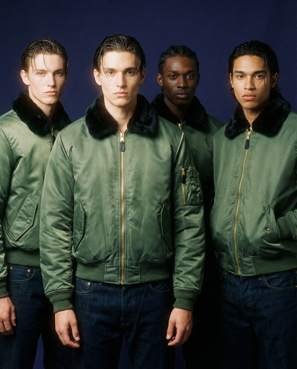 Fur Collar Bomber Jacke (Men)