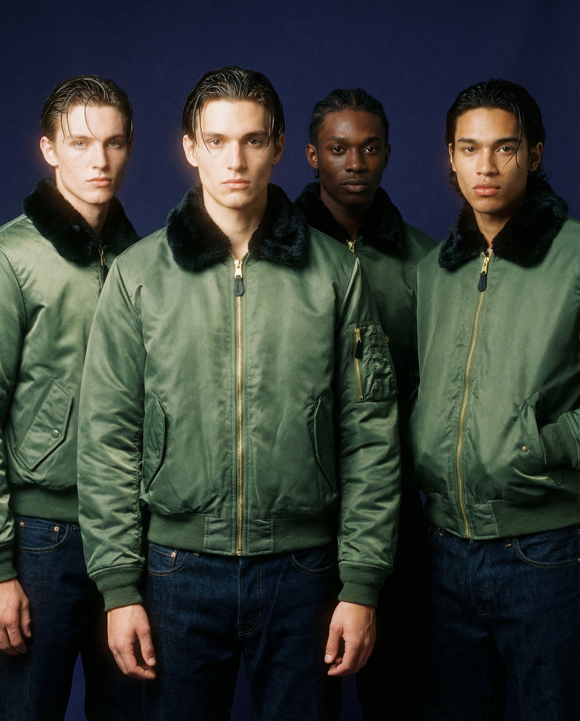 Fur Collar Bomber Jacke (Men)