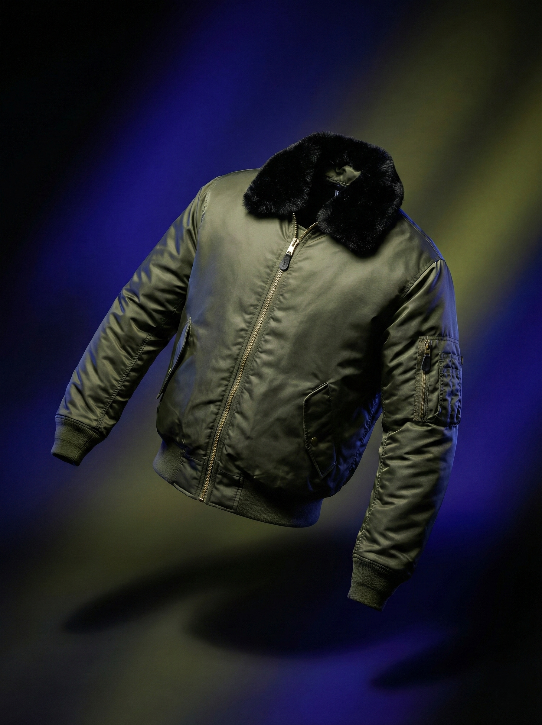 Fur Collar Bomber Jacke (Men)