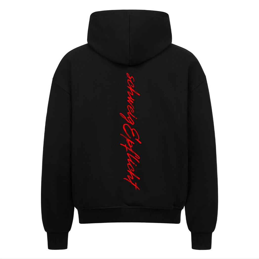 SCHWEIGEPFLICHT Oversized Zipper Hoodie