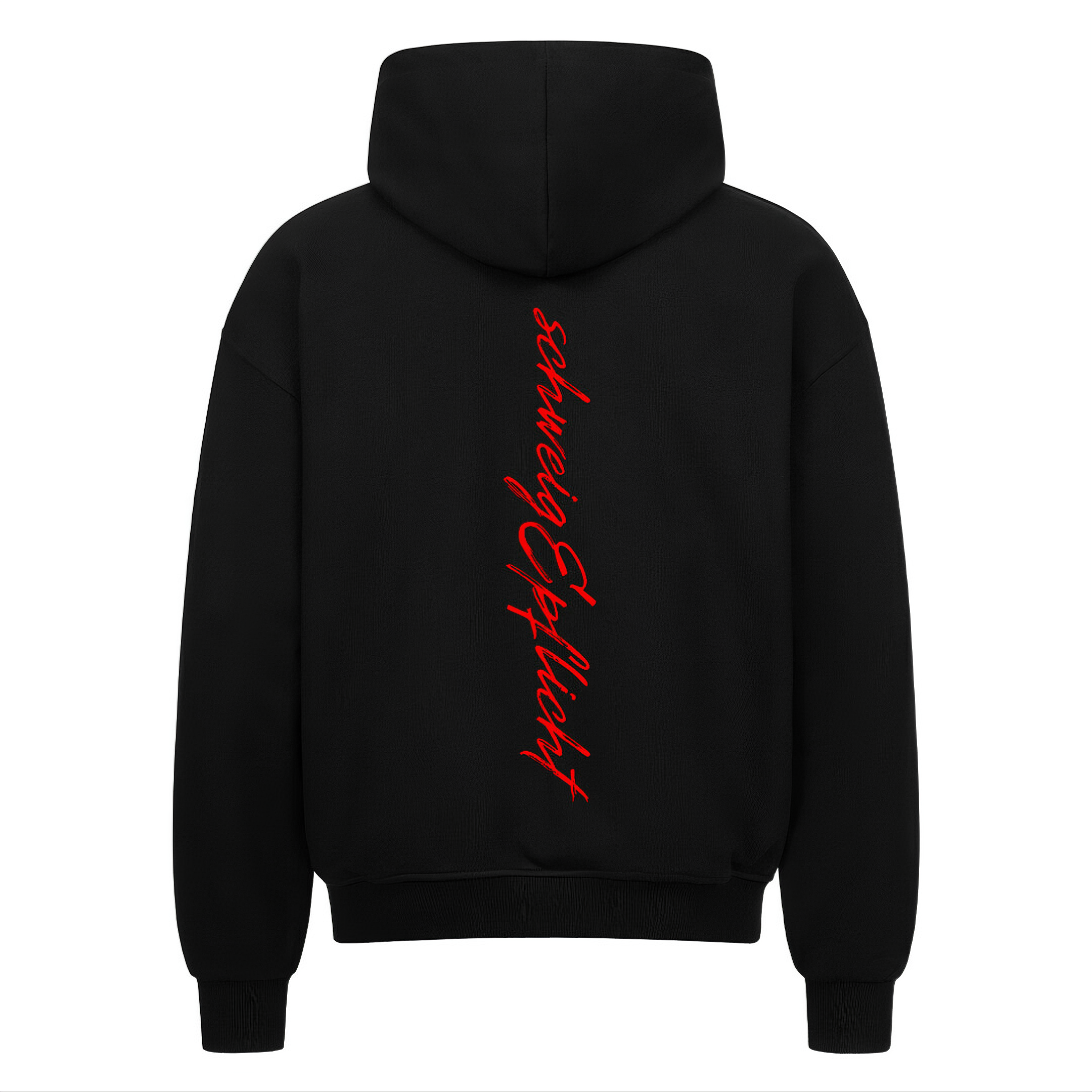 SCHWEIGEPFLICHT Oversized Zipper Hoodie