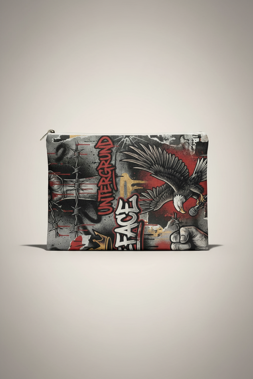 2RUEFACE STOFFTASCHE - Front View