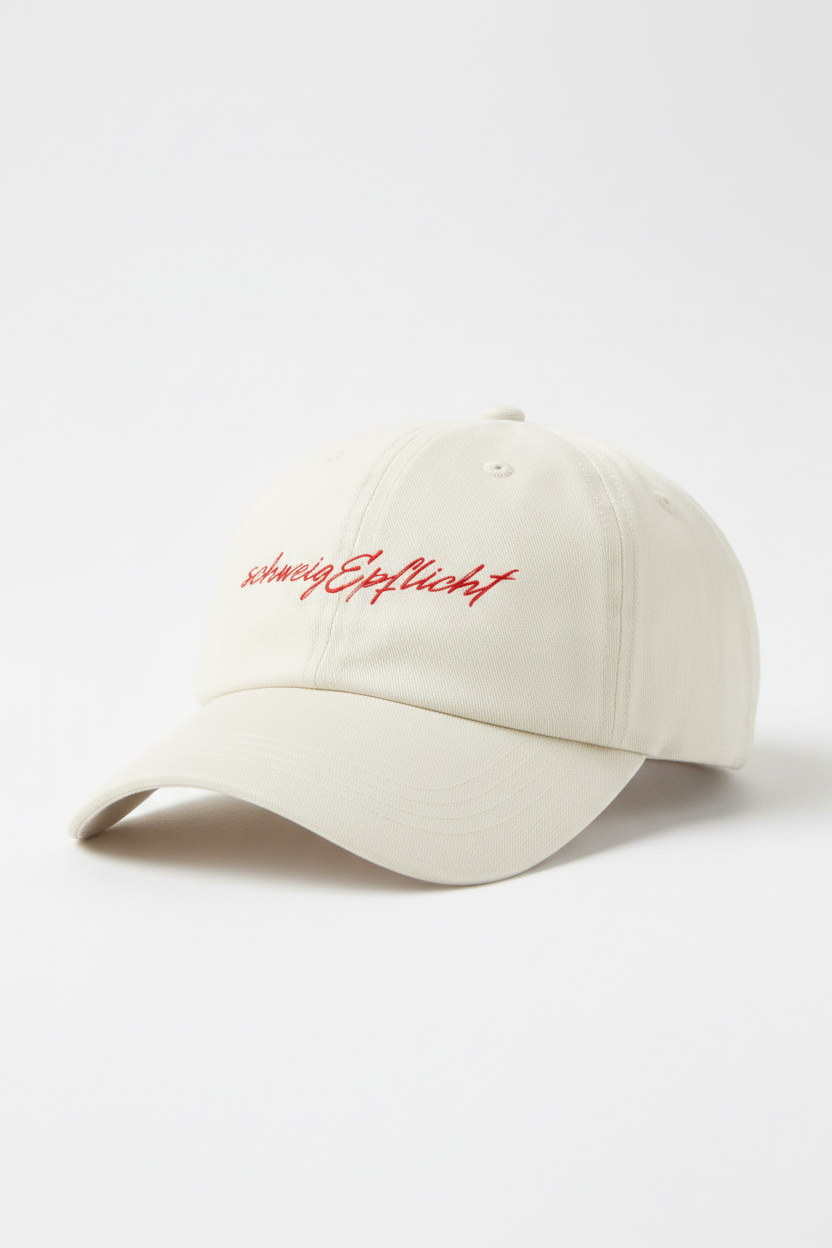 SCHWEIGEPFLICHT Dad Cap 45° Winkel