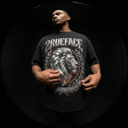 Metall Lava Lion Oversized T-Shirt (unisex)