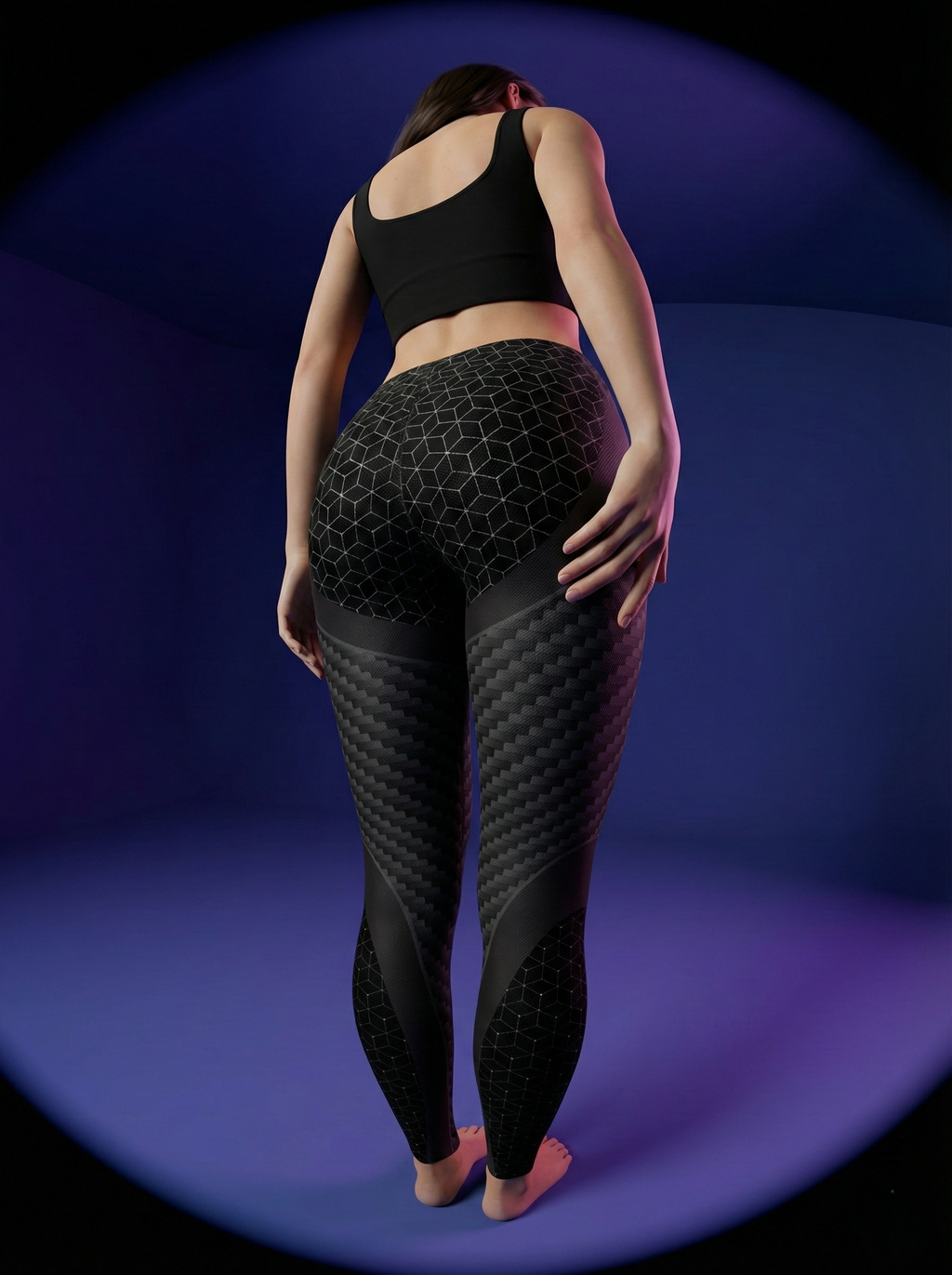 Carbon Fiber Sports Leggings